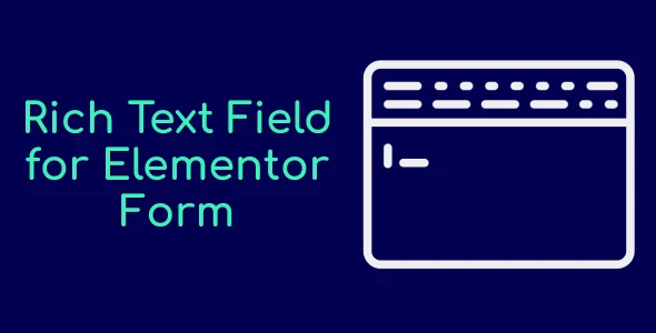 Rich Text Field for Elementor Form